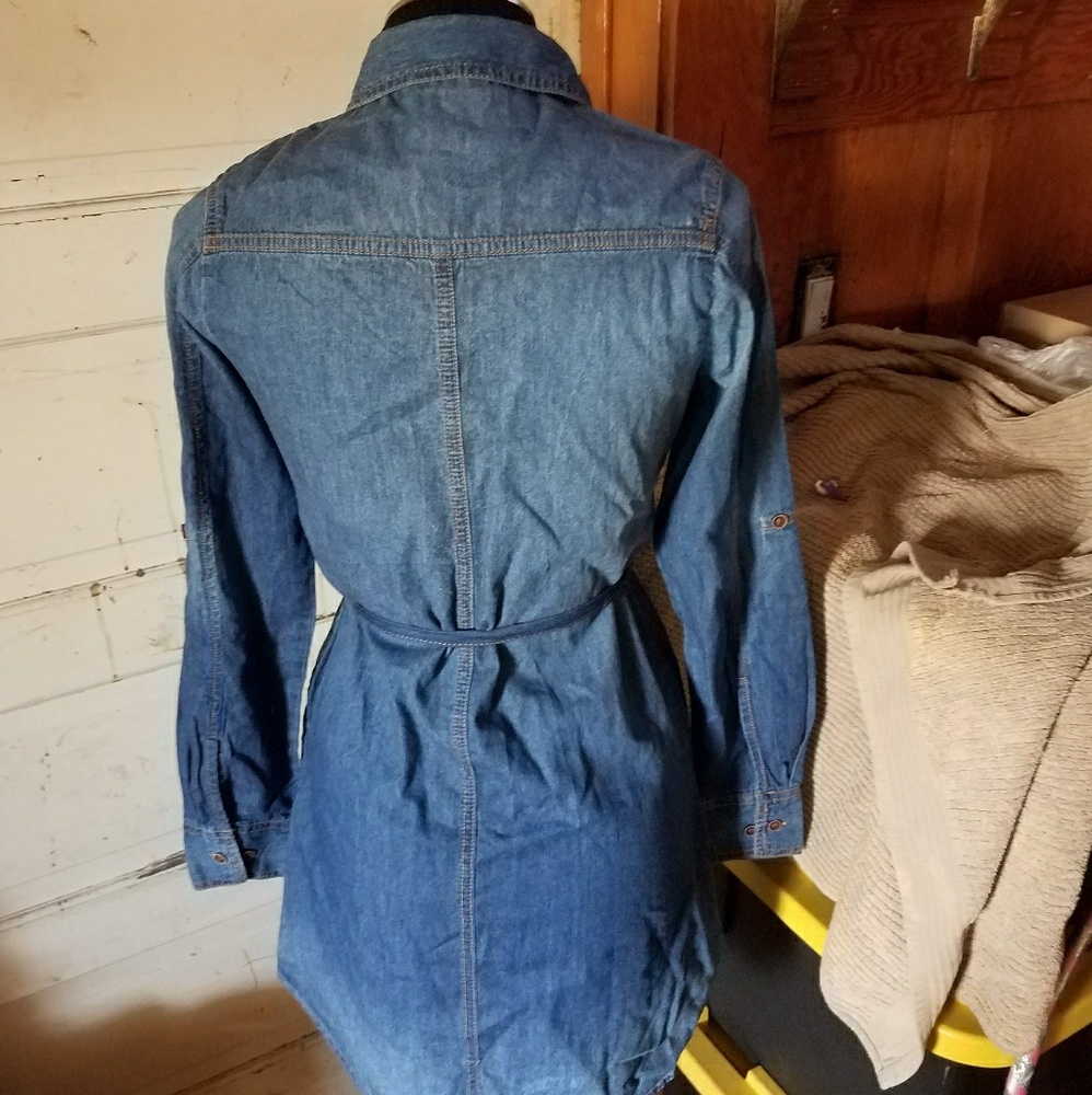 đ New beautiful Blue Denim dress - Picture 6 of 8